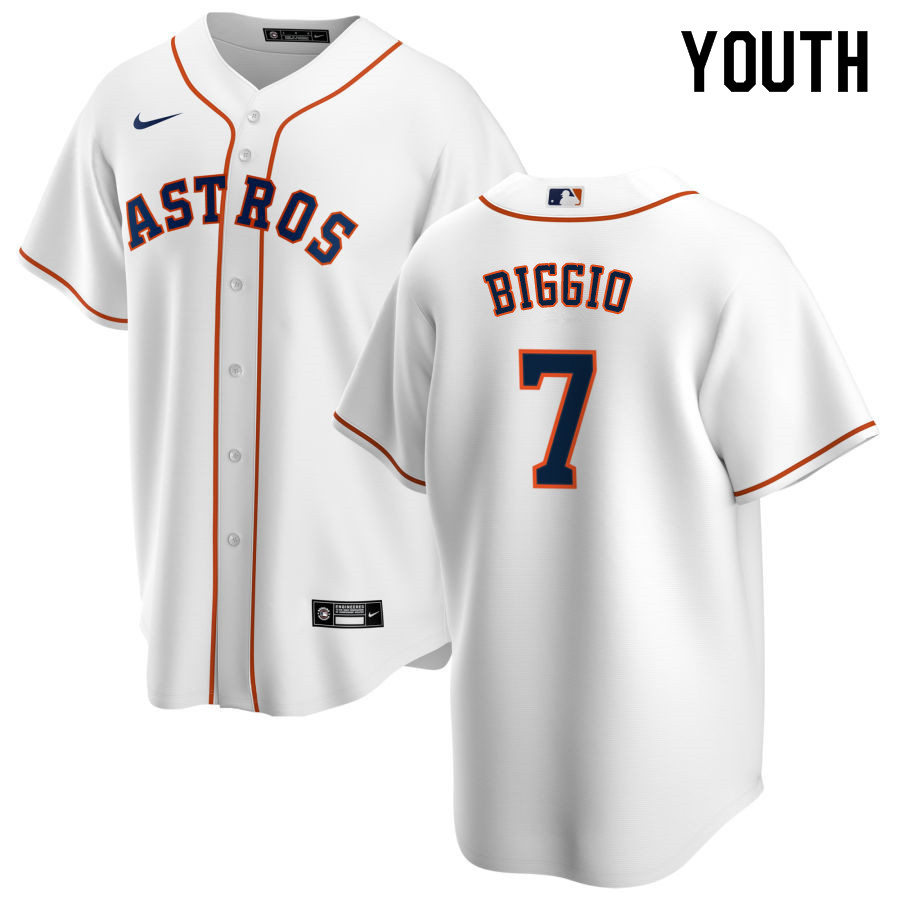 Nike Youth #7 Craig Biggio Houston Astros Baseball Jerseys Sale-White